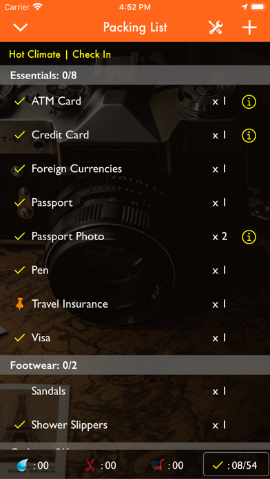 iPackTravel Screenshot