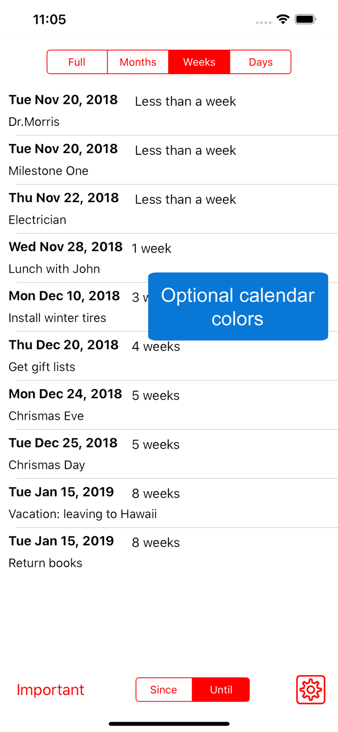 TimeTill for Calendar
