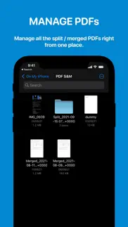 pdfs split & merge: pdf editor iphone screenshot 4