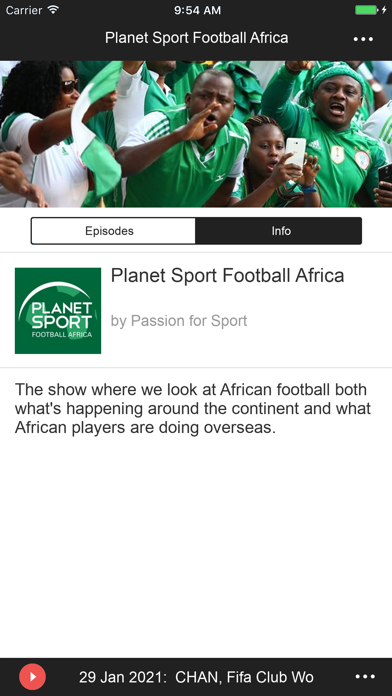 Planet Sport Football Africa Screenshot