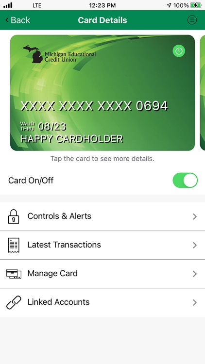 MichEd CardNav screenshot-3