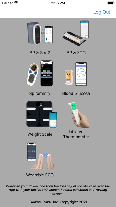 Veterans Health Vitals Screenshot