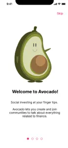 avocado: social investing screenshot #1 for iPhone