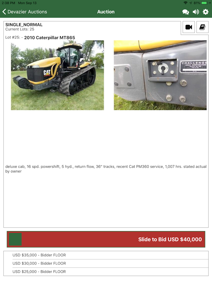 Devazier Auctions Live