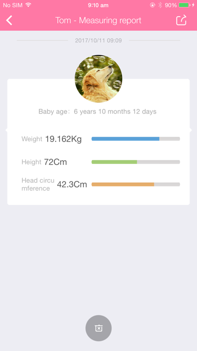 Jibao Baby Scale Screenshot