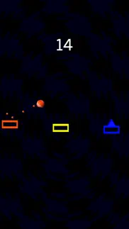 orange bouncing ball iphone screenshot 3