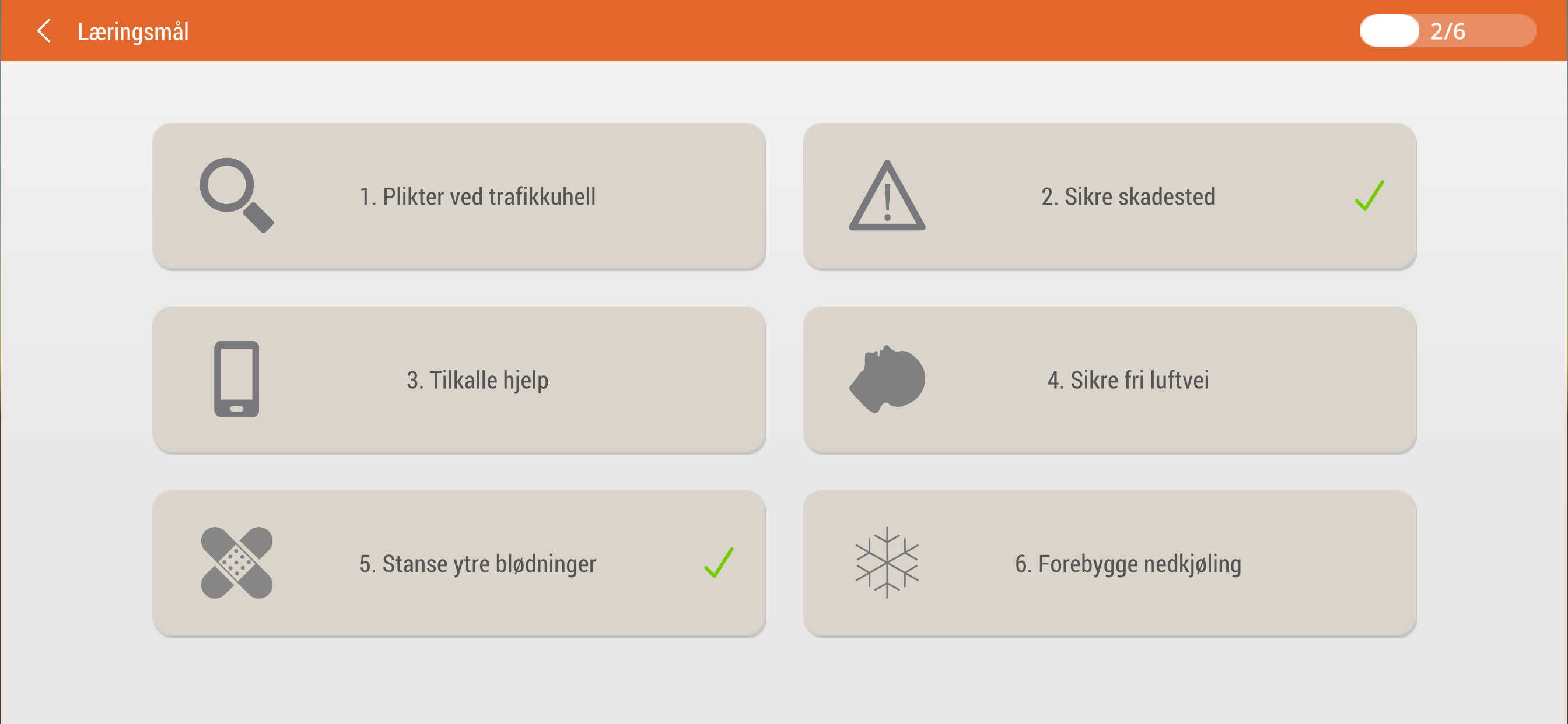 Først på skadested