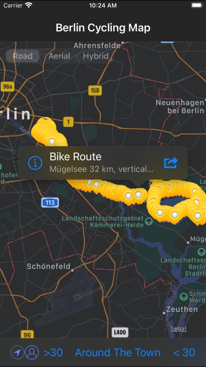 Berlin Cycling Map