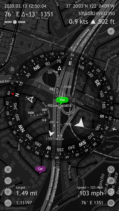 Commander Compass Screenshot 2