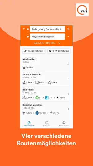VVS Radroutenplaner screenshot 3