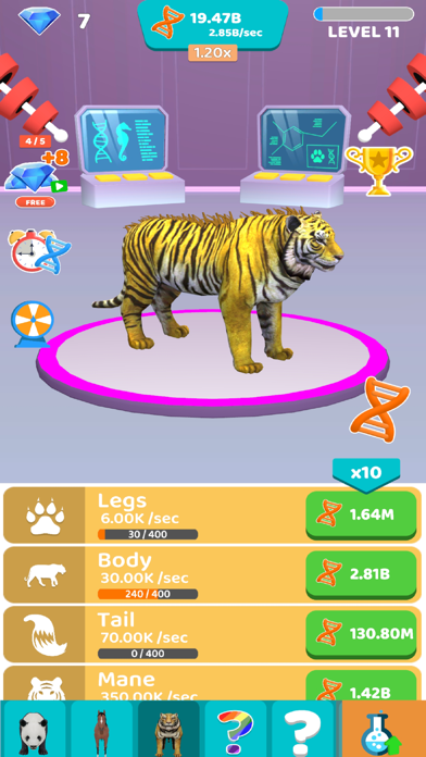 Idle Animal Evolution Screenshot