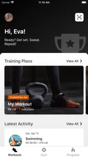 egym fitness iphone screenshot 2
