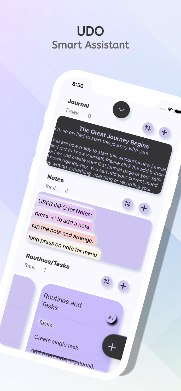 UDO Smart Assistant  Diary