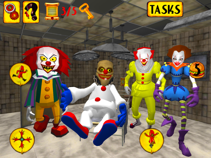 Clown Neighbor Hospital Escape