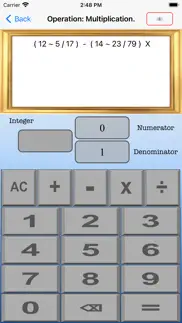 How to cancel & delete fraction ez calculator 2