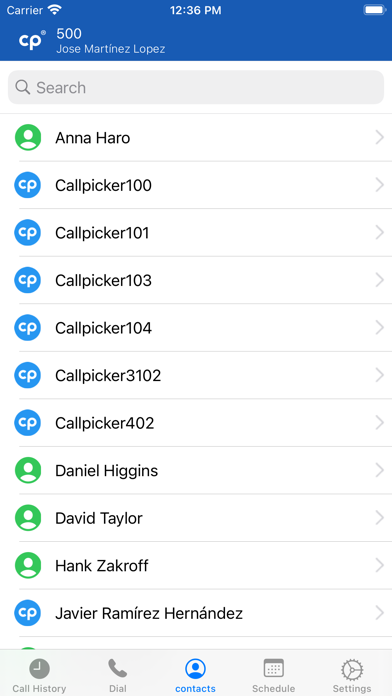 Callpicker Screenshot