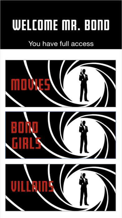 Bond Trivia Screenshot