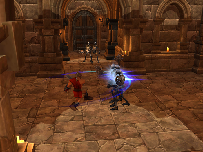 Red Warrior Dungeon Castle 3D