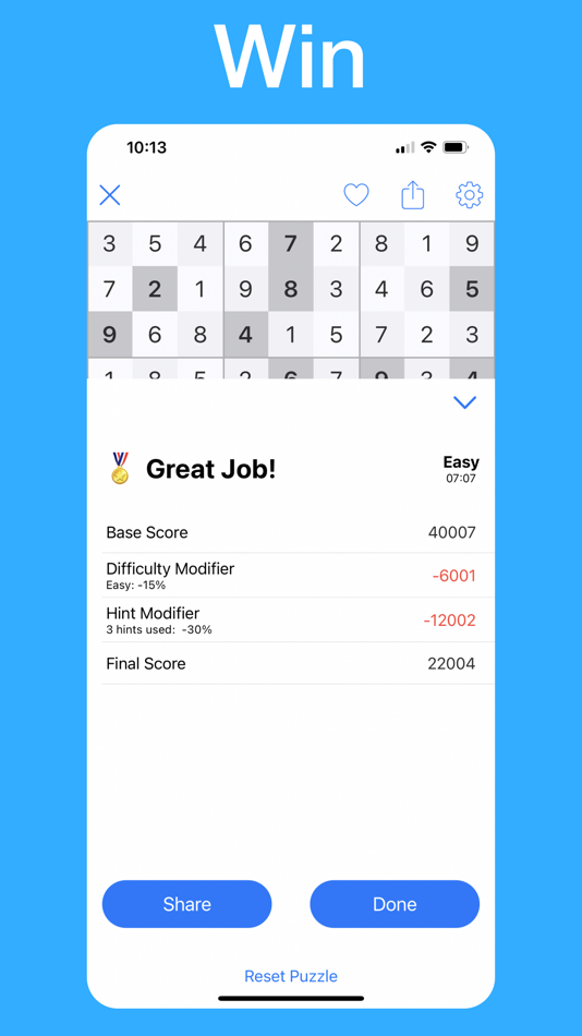#5. Superdoku (iOS) By: Mark Tassinari