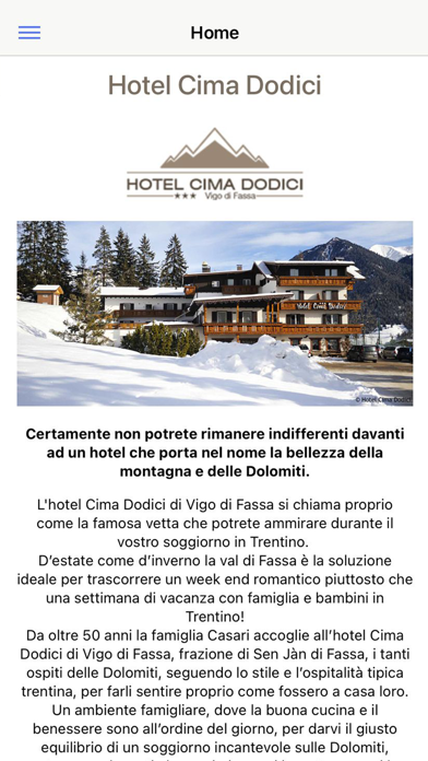 Hotel Cima Dodici Screenshot