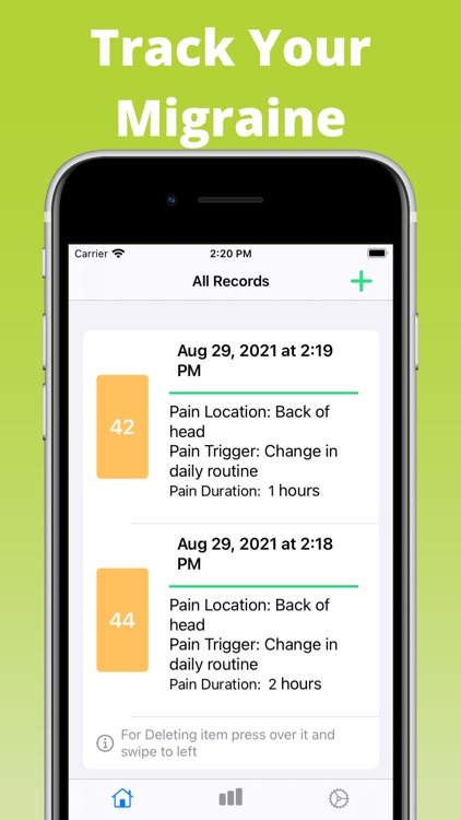 Headache Migraine diary,Relief screenshot-3