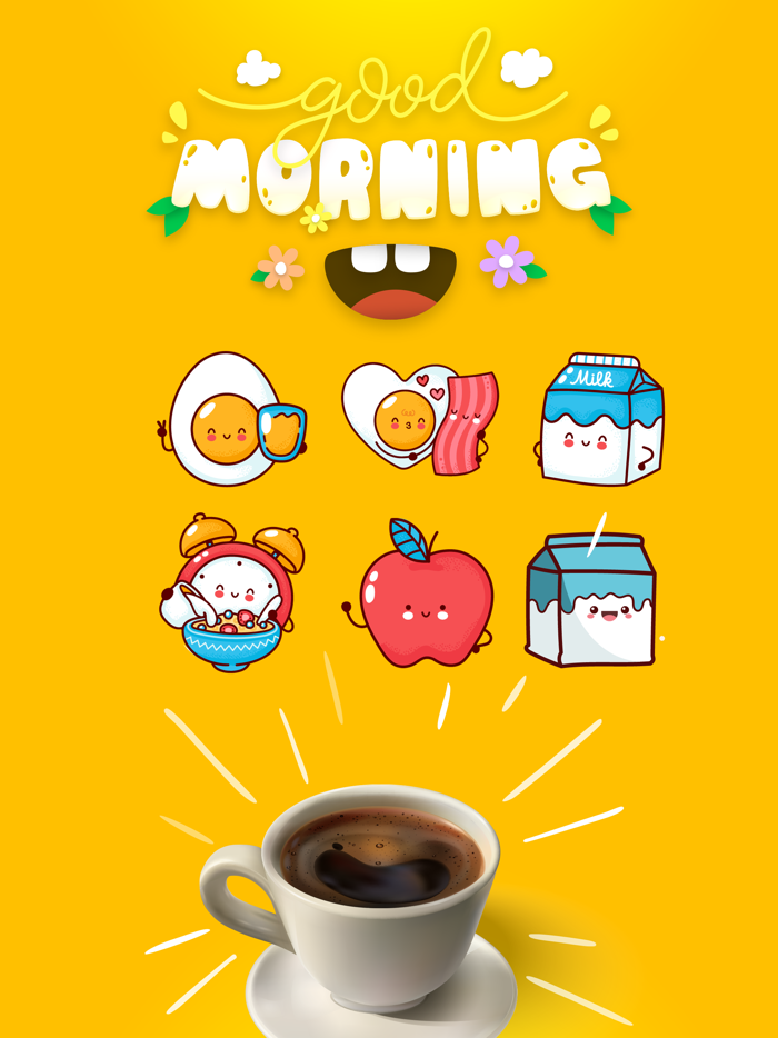Good Morning Stickers
