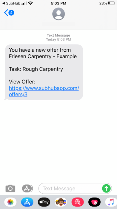 SubHub Subcontractor Mgmt Screenshot
