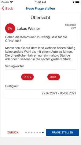 Game screenshot DU Direkte Umfrage mod apk