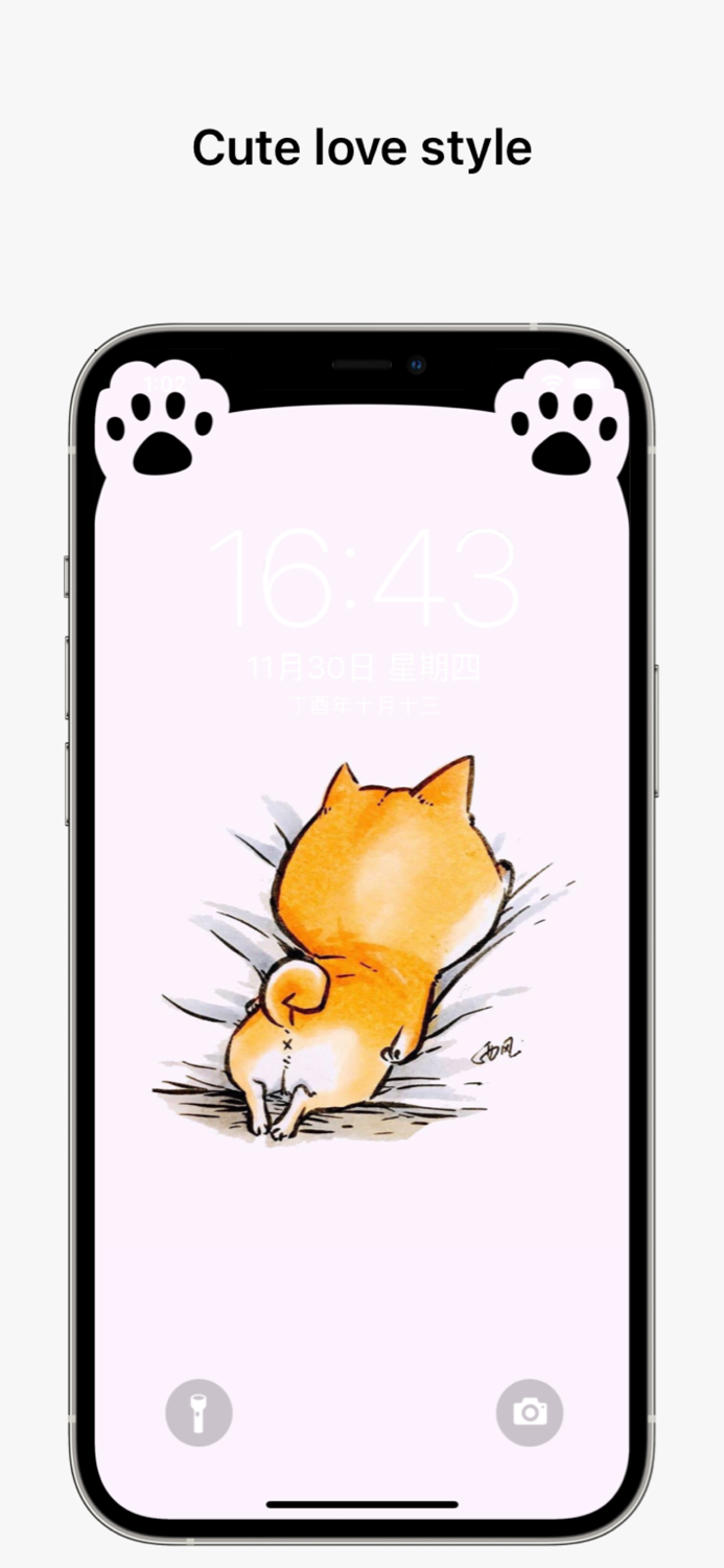 Cute Notch - Custom Wallpaper