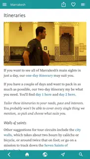 marrakesh's best travel guide iphone screenshot 2