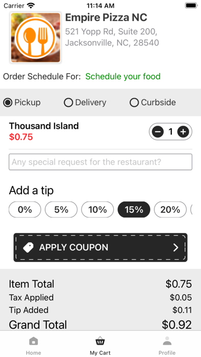 Empire Pizza - Jacksonville Screenshot