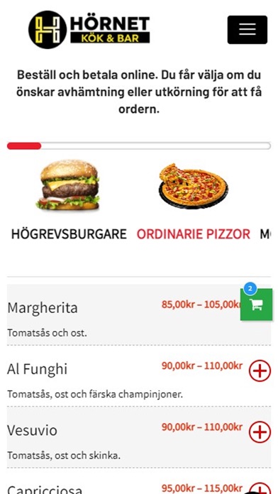Edsberg Hörnet Restaurang Screenshot