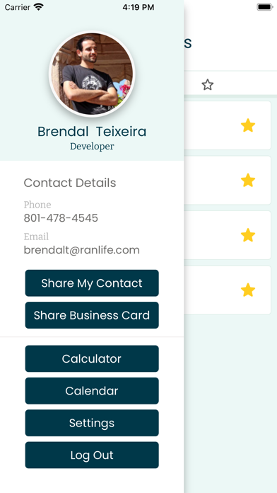 RANLife Digital Business Card screenshot 2
