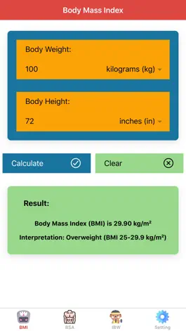 Game screenshot Body Calculator Pro mod apk