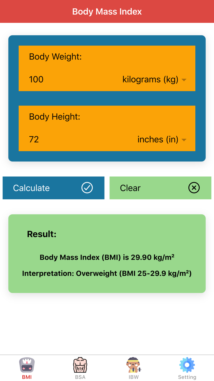 Body Calculator Pro