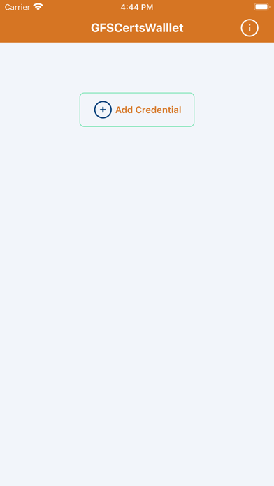 GFSCertsWallet Screenshot