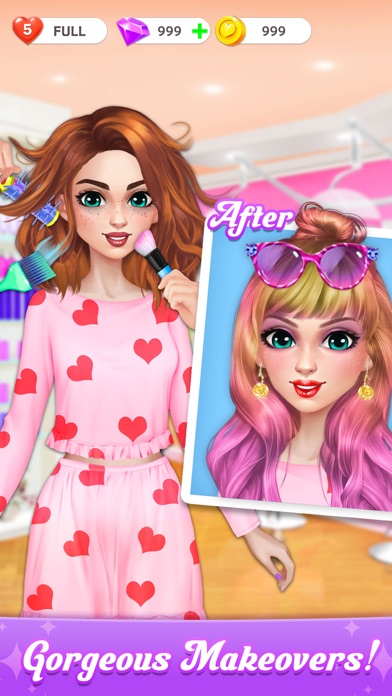 Cute Girl Fashion Makeover Spa : Makeup Free Download