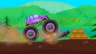 Monster Truck Racing Kids Game Screenshot