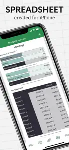 Sheetlet Spreadsheet screenshot #1 for iPhone