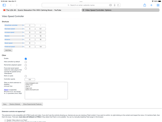 Screenshot #6 pour Video Speed Controller