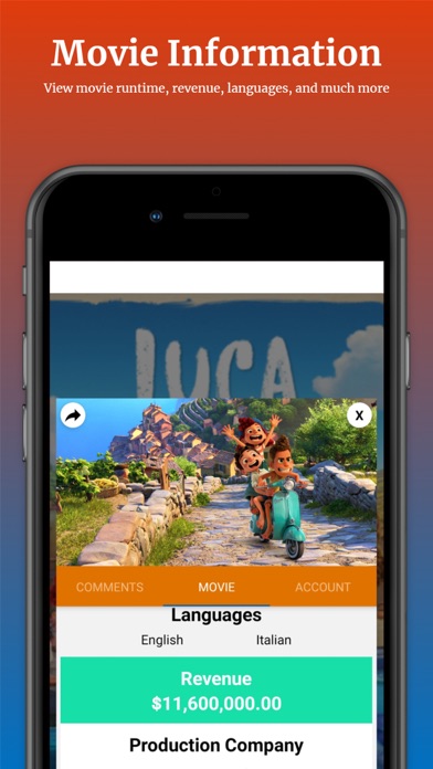 TrendyMovies. Screenshot