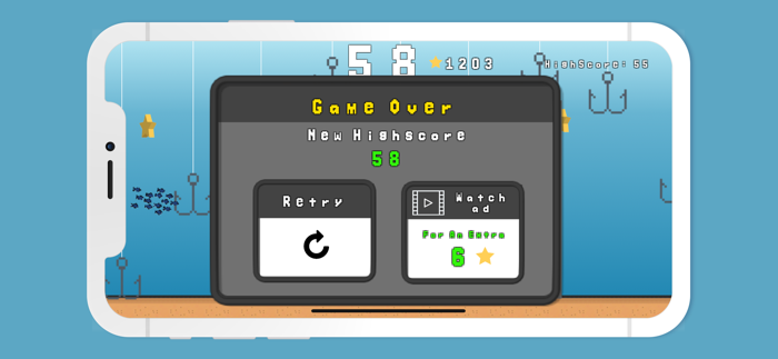 Fish Run - Collect stars