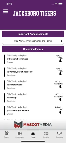Game screenshot Jacksboro Tigers Athletics apk