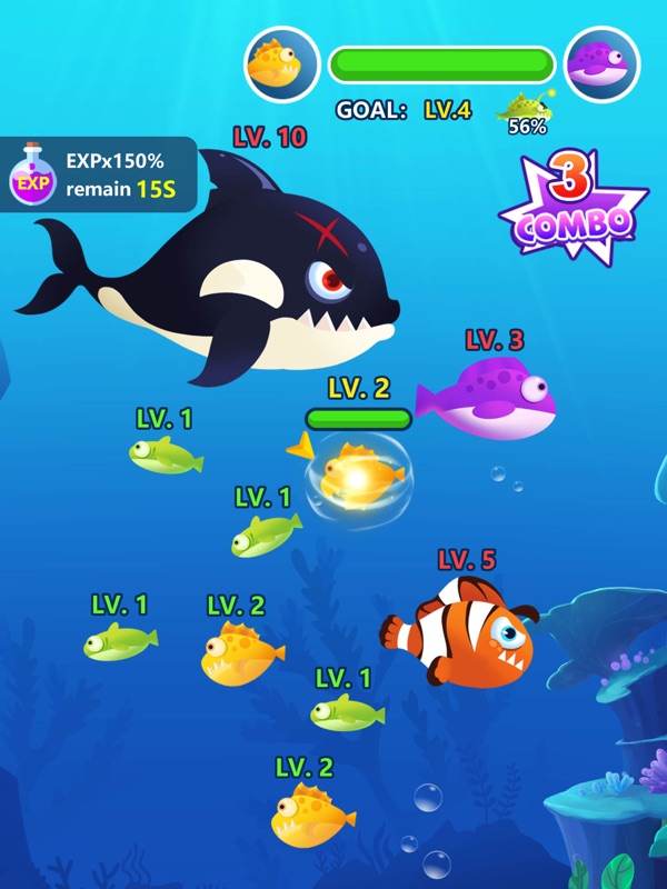 Ocean Fish Evolution screenshot 7
