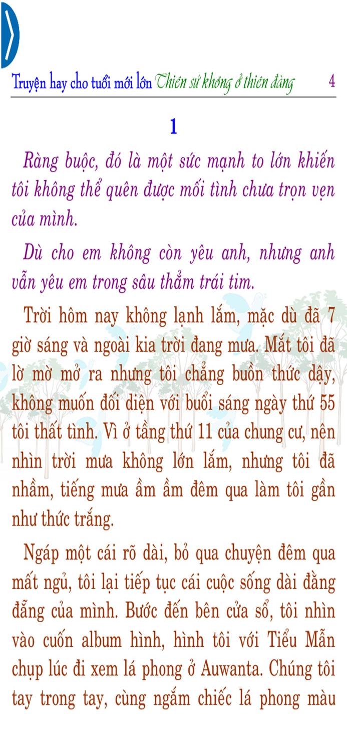 Thiên sứ không ở trên thiên
