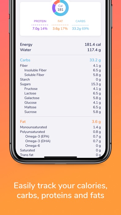 FoodPrint™ - Nutrition Trackerのおすすめ画像5