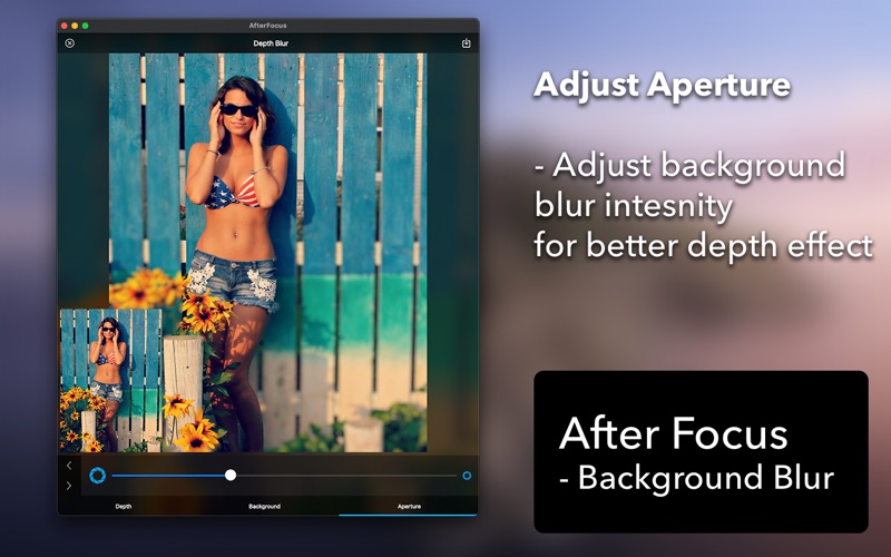 How to cancel & delete afterfocus : background blur 1