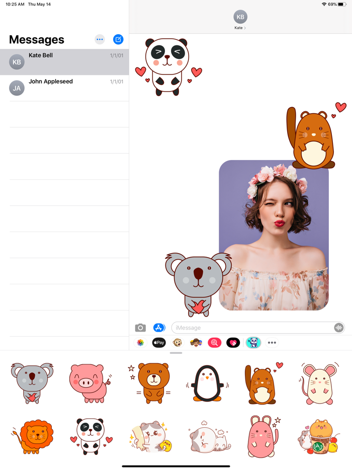 Cuteness Sticker For iMessage