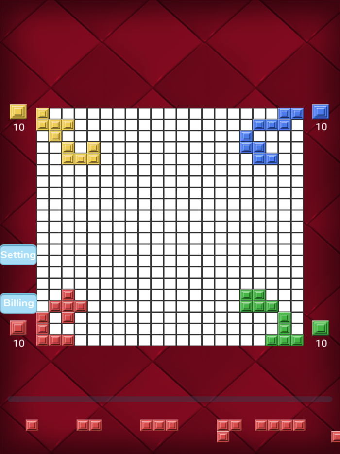 Grid Fighter Blokus Board Game