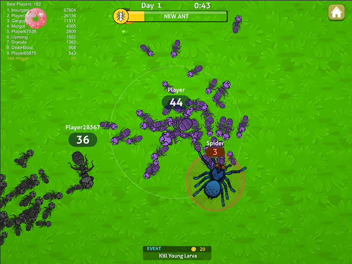 Ants .io - Multiplayer Game